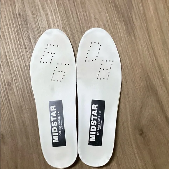 Golden Goose Deluxe Brand GGDB White and Silver High-Top Sneakers - Picture 14 of 16